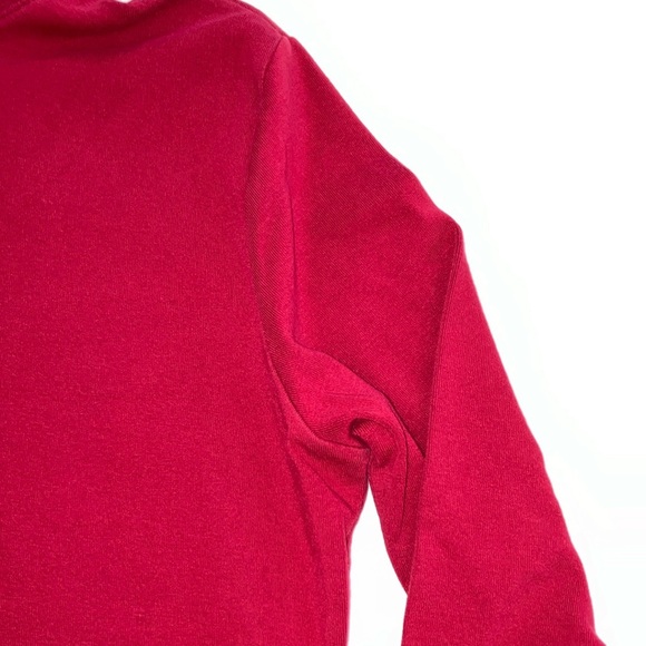 Cambridge Dry Goods Red Long Sleeve turtleneck Pima cotton - Picture 5 of 15